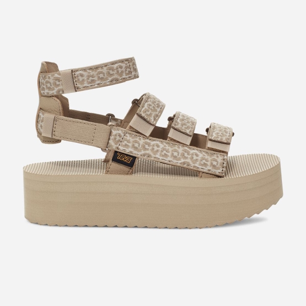 Hungary Teva Flatform Mevia - Női Platform Szandál Khaki - 861-VJSBX